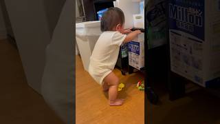 【生後11ヶ月ベビー】渾身の力みを発揮するぼく。#shorts #baby #赤ちゃん #おすすめ #育児