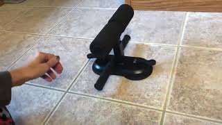 Flyfan Portable Floor Sit Up Bar, Good for sit ups at home or while traveling