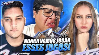 3 JOGOS PODRES QUE JOGUEI ESSE ANO 🤢 - REACT EM CASAL