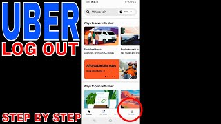 ✅ How To Sign Out From Your Uber Account 🔴