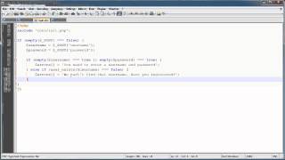 PHP Tutorials: Register & Login (Part 5): User Login (Part 2)