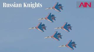 Russian Knights Display Team Flies at Dubai Airshow – AIN