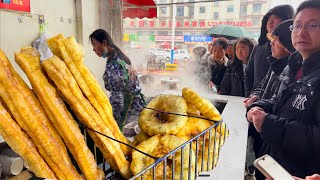 China Hubei Morning Market, traditional Chinese breakfast delicacies