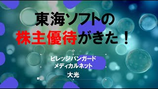 【優待GET】東海ソフトの優待がきた！