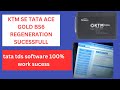 KTM & tata TDS software se Tata ace gold bs6 dpf regeneration