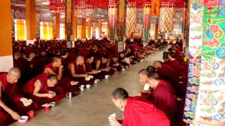 Lunch Time at Sera Lachi During the Great Prayer Festival