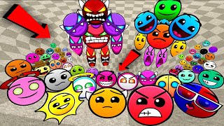 Geometry Dash Lobotomy Dash Nextbots Family Pushing Me into a Funnel Gmod