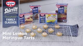 Mini Lemon Meringue Tarts with Dr. Oetker Shirrff