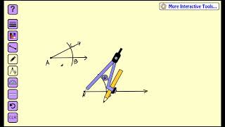 Construct an angle congruent to a given angle - How To Geometry