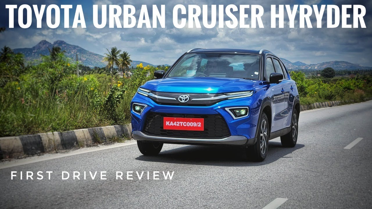 Toyota Urban Cruiser HyRyder: First Drive Review - YouTube