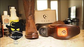 Rujo Tate Mad Dog Goat skin Cowboy Boot With 7 toe narrow square Cowboy Boot Unboxing and overview