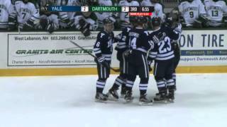 Highlight: Ryan Hitchcock Scores Game-Winning Goal at Dartmouth