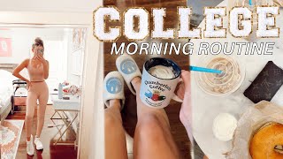 COLLEGE MORNING ROUTINE 2023🤍 *SO PRODUCTIVE*