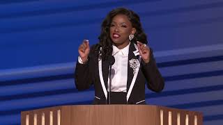 Rep. Jasmine Crockett speaks at the 2024 Democratic National Convention
