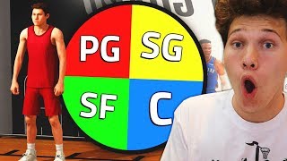 SPIN The WHEEL To CREATE My Player For the Park! NBA 2K19