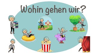 Wohin gehen wir? / Orte in der Stadt / Deutsch lernen / German public places