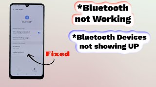 My Samsung Galaxy won't detect Bluetooth devices / Bluetooth Pairing issue