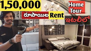 Expensive Rental Apartment Home Tour In Milan ITALY | Telugu vlogs | The Hemu Mark