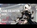 How to play Kaine Salvation (NieR) by Keiichi Okabe on Trumpet (Tutorial)