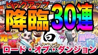 【ロードオブダンジョン】降臨＆力の紅+回復の白ガチャ30連回す【LOD】