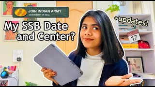 My SSB Date and Center Reveal + More Updates! 🪖🎖️ #ssb #cds #army #defence #upsc