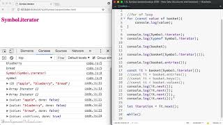 25. Symbol iterator - Modern JavaScript ES6