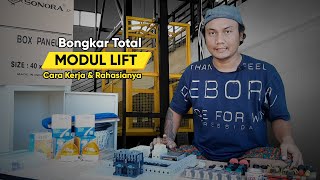 Modul Lift Barang sistem jadul dengan keamanan modern