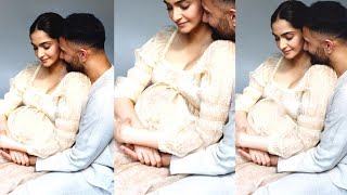 6 Months Pregnant Sonam Kapoor Flaunting Baby Bump In Her Maternity Photoshoot With Husband Anand