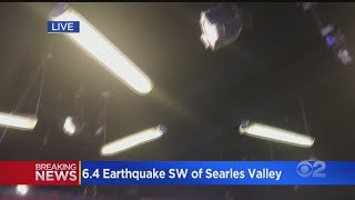 What It Was Like Inside CBSLA During The Quake