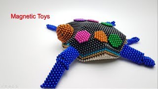 DIY - How To make Amazing Turtle  from 10000 Magnetic Balls (Magnet ASMR) | Magnetic Toys