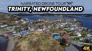 Enchanting 4K Drone Voyage Over Trinity, Newfoundland 🌊🏡 | Explore Canada's Historic Gem