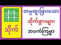 တမူထူးခြားသော သိုက်ဖွားများ ဘဝကံကြမ္မာ- #lotaya #weizza #လိုတရ