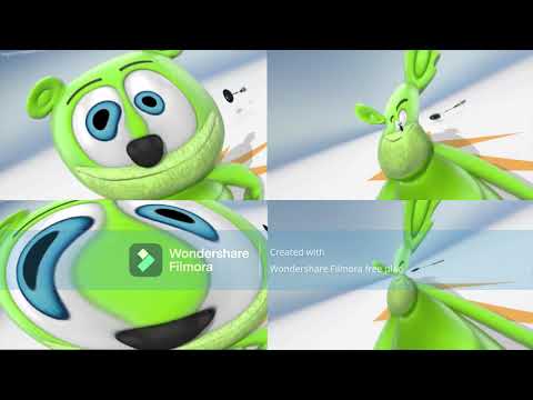 Gummy Bear Song HD (Four Fisheyed Versions At Once) - YouTube