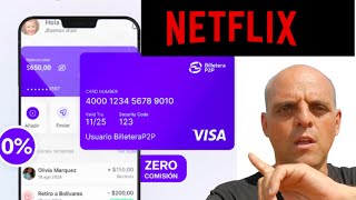 NUEVA TARJETA VISA PARA PAGAR NETFLIX DESE VENEZUELA BILLETERA P2P