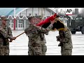 US forces put on show for rotation in Romania