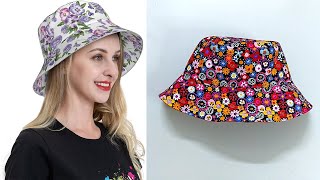 How To Make Bucket Hat Pattern 💟 Sewing Hat For Summer, Sell Or Give As A Gift