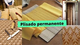 plisado permanente, texturizado de tela, planchado permanente