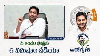 ఆరోగ్యశ్రీని ఎలా వినియోగించుకోవాలన్నదానిపై 6 నిమిషాల వీడియో |ys jagan |ycp |arogyasri