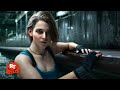 Resident Evil: Death Island (2023) - Jill vs. the Giant Monster Scene | Movieclips