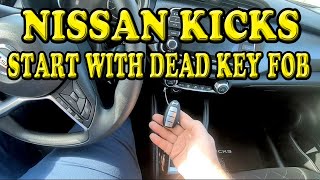 Nissan Kicks How to Start With a Dead Key FOB Battery