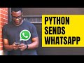Automate WhatsApp Messages using Python - only two lines of code