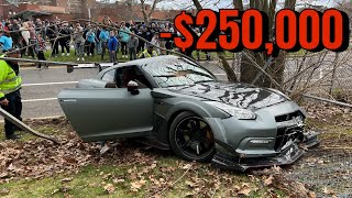 First Car Show Of The Year! - Kid Totaled his Dads Nismo R35 GTR..