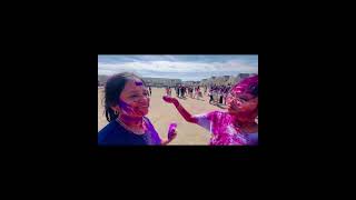 ஹோலி கொண்டாட்டத்துடன் என் தோழி அமெரிக்க பெண் @ USA(Holi celebration )