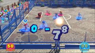 Mario & Sonic a Rio 2016 Wii U : Football gameplay