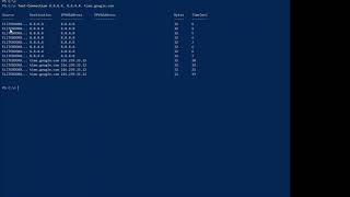Ping in the PowerShell