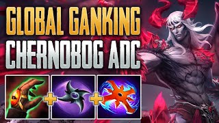 INSTANT GLOBAL ROTATIONS! Chernobog ADC Gameplay (SMITE Conquest A-Z)