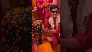 Beautiful moment of Haldi Ceremony #indianwedding  #haldi