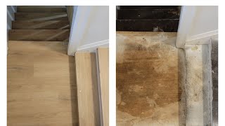 How To Install Vinyl Plank Flooring Around Door - Step By Step | DIY