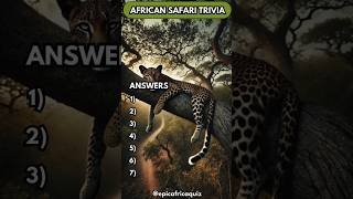 Can You Ace This Safari Quiz? Test Your Wildlife Knowledge! #quiz #safari #quiztime #africa  #facts