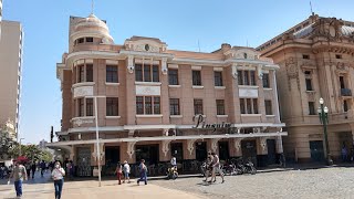 Calçadão do Centro de Ribeirão Preto  - São Paulo (local de comércio pujante e casarões históricos)